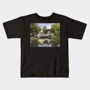 Picturesque Thames Boathouses At Goring Kids T-Shirt